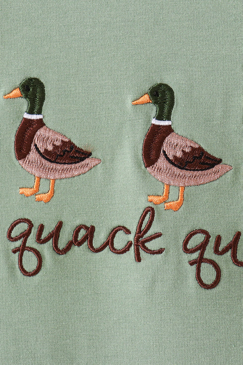 green-duck-guack-guack-embroidery-ruffle-pants-set-sophias-style-2