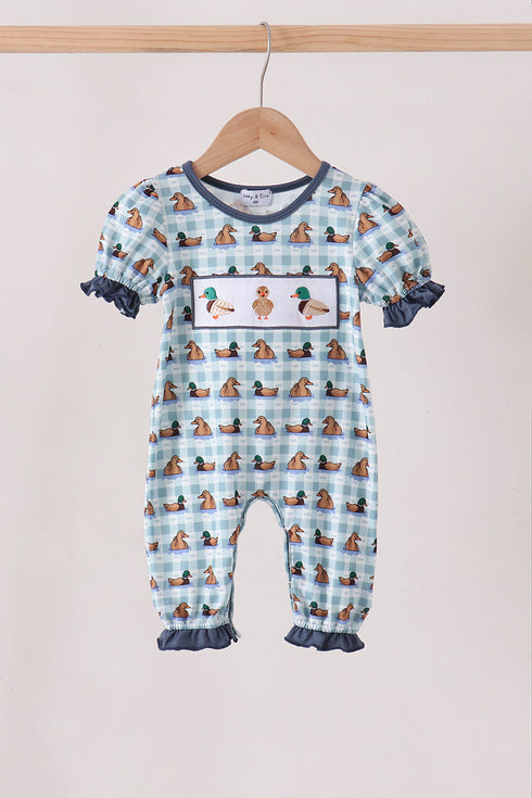 blue-mallard-duck-embroidery-ruffle-romper-sophias-stylebaby-1