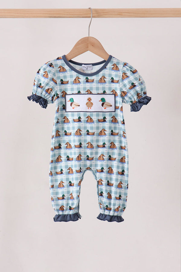 blue-mallard-duck-embroidery-ruffle-romper-sophias-stylebaby-1