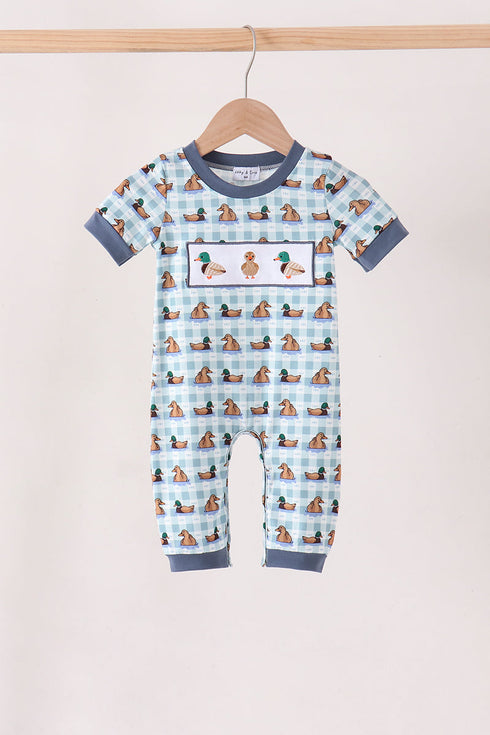 blue-mallard-duck-embroidery-romper-sophias-stylebaby-1