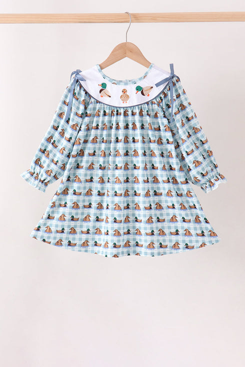 blue-mallard-duck-embroidery-dress-sophias-styleDress-1