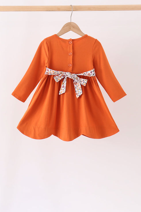 orange-floral-bow-ruffle-dress-sophias-style-5
