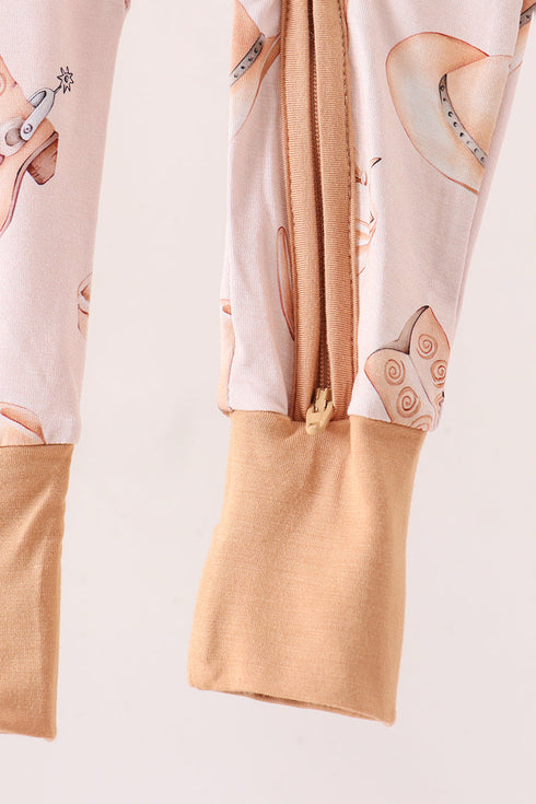 khaki-western-boots-bamboo-zipper-romper-sophias-style-2