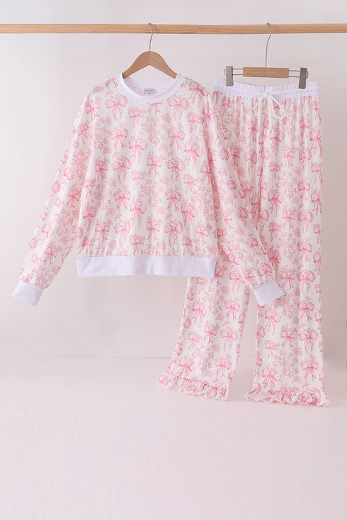 pink-bow-floral-print-mom-me-pants-set-sophias-style-2
