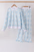 blue-floral-bow-checkered-mom-me-pants-set-sophias-style-2