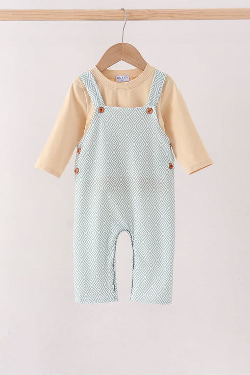 khaki-geo-diamond-2pc-romper-set-sophias-styleSet-1
