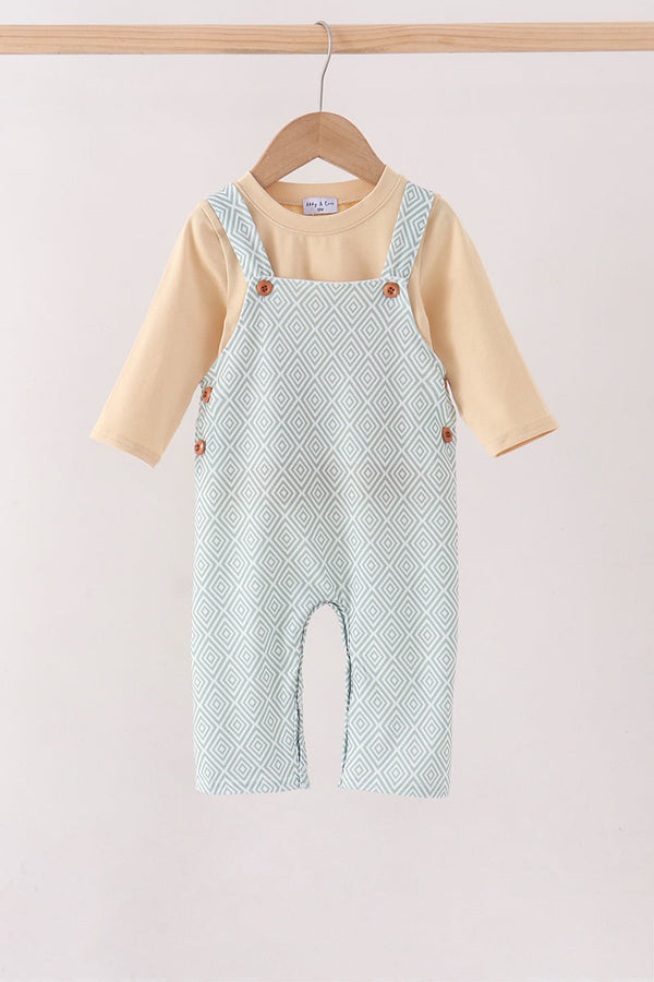 khaki-geo-diamond-2pc-romper-set-sophias-styleSet-1