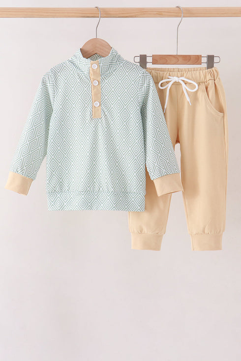 khaki-geo-diamond-pants-set-sophias-styleSet-1