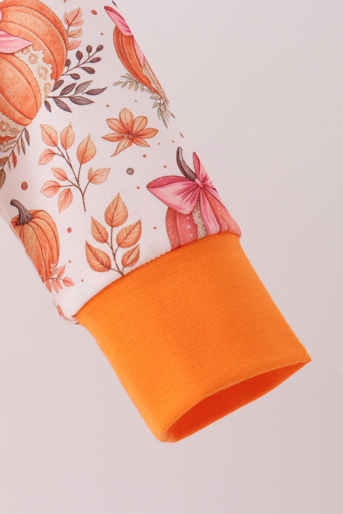 orange-pumpkin-print-ruffle-romper-sophias-style-3