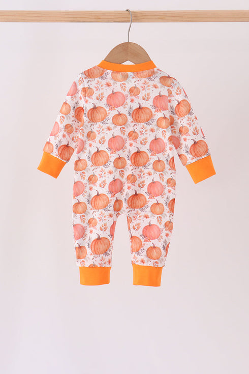 orange-pumpkin-print-romper-sophias-style-2