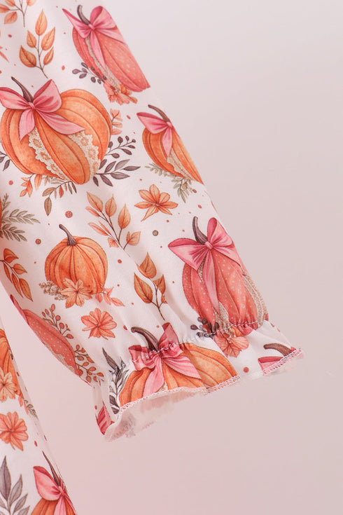 orange-pumpkin-print-ruffle-dress-sophias-style-3