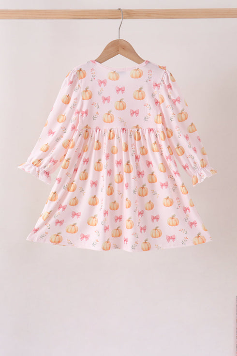 pink-pumpkin-bow-embroidery-ruffle-dress-1-sophias-style-5