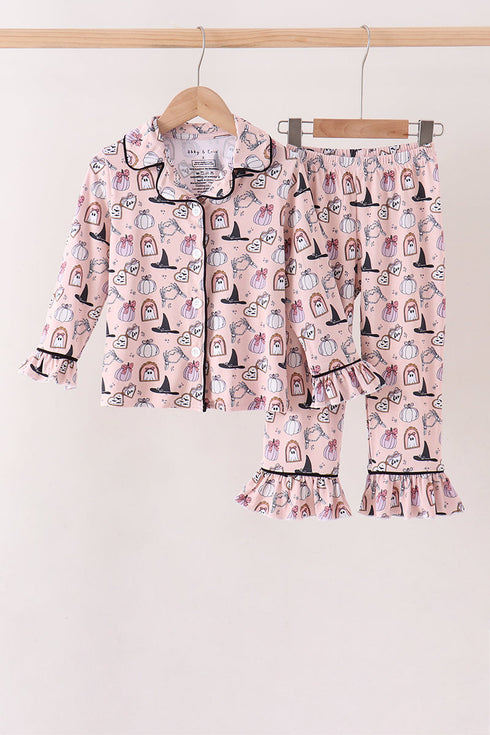 pink-spooky-print-bamboo-pajama-set-sophias-styleSet-1