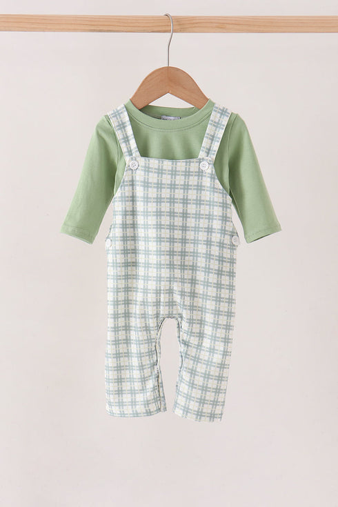 sage-plaid-2pc-romper-set-sophias-stylebaby-1
