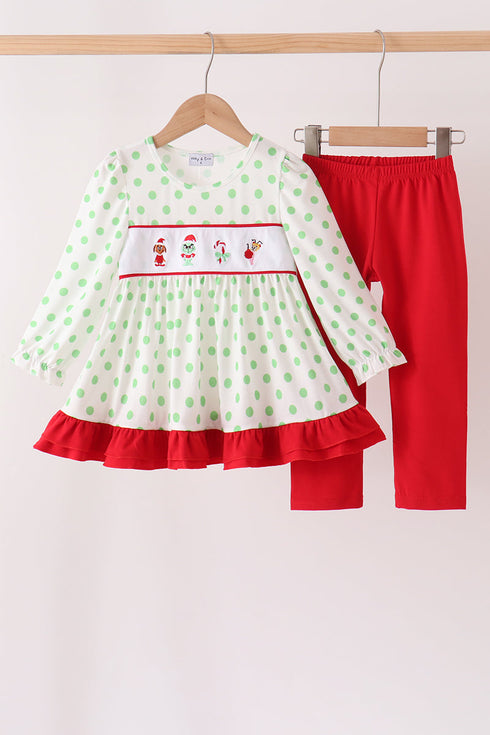 green-dot-grinch-embroidery-ruffle-pants-set-abby-evie-sophias-styleSet-1