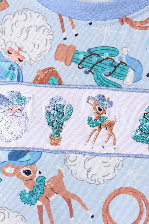 blue-cowboy-santa-embroidery-pants-set-abby-evie-sophias-style-2