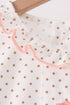 Pink Gingerbread Embroidery Ruffle Dress