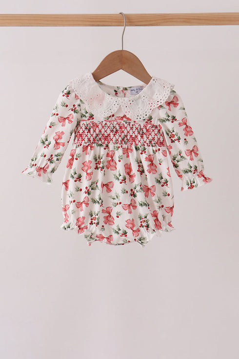 red-holly-bow-smocked-lace-bubblesophias-stylebaby-1