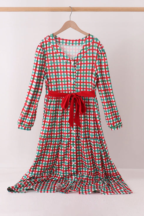 red-bow-gingham-mom-dress-abby-evie-sophias-styledress-1
