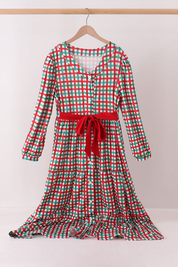 red-bow-gingham-mom-dress-abby-evie-sophias-styledress-1