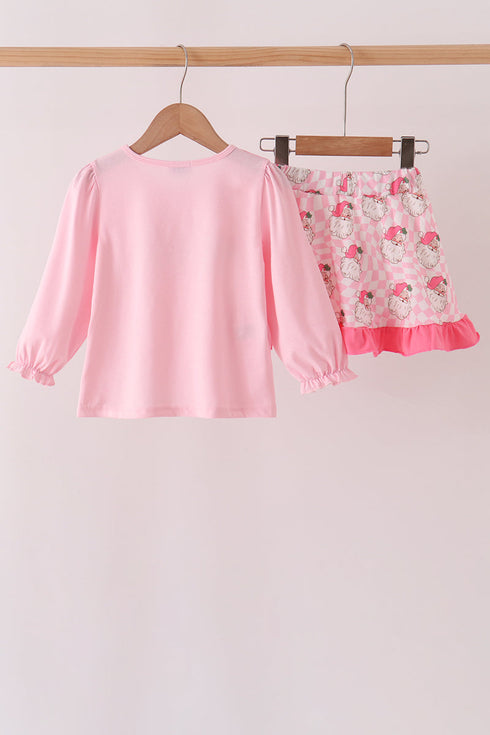 pink-santa-french-knot-ruffle-skorts-setsophias-style-7