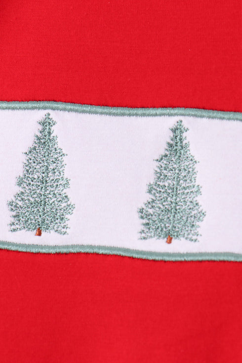 red-christmas-tree-embroidery-stripe-pants-set-1sophias-style-2