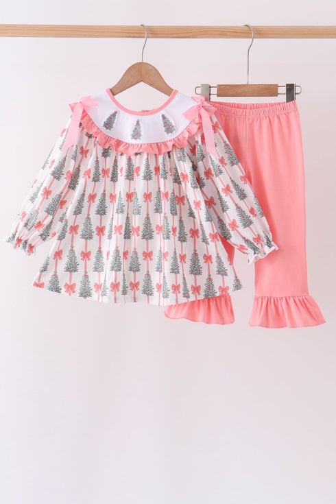 pink-christmas-tree-embroidery-ruffle-pants-set-1sophias-styleSet-1