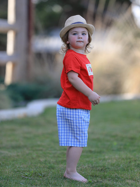 boys-back-to-school-pencil-apple-applique-plaid-shorts-set Rylee Faith Designs - Sophia's Style-5
