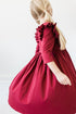 burgundy-ruffle-twirl-dress Mila & Rose - Sophia's Style--2T--3