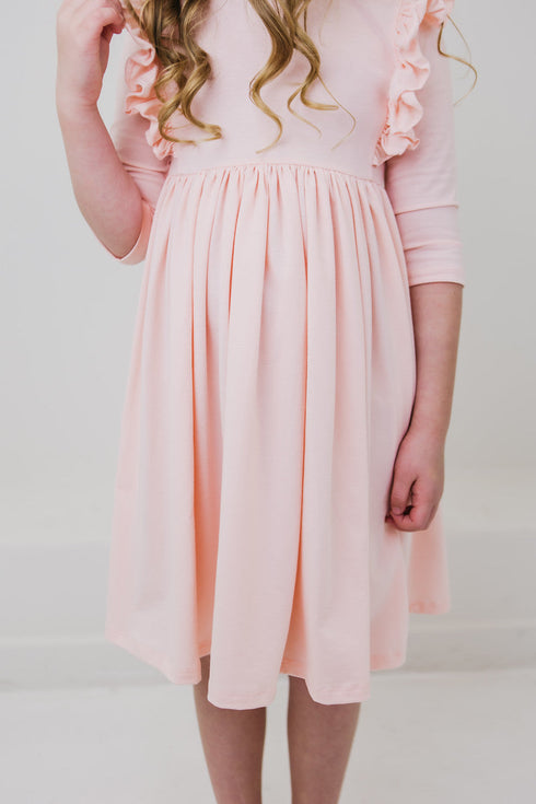 petal-pink-3-4-ruffle-twirl-dress Mila & Rose - Sophia's Style-4