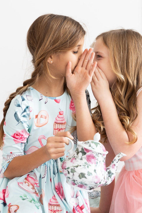 wonderland-3-4-sleeve-pocket-twirl-dress Mila & Rose - Sophia's Style--4T--5