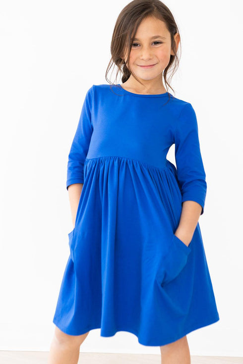 royal-blue-3-4-pocket-twirl-dress Mila & Rose - Sophia's Style--12-24M--2