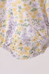 Floral bunny bow embroidery ruffle bubble