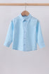 Blue button down shirt