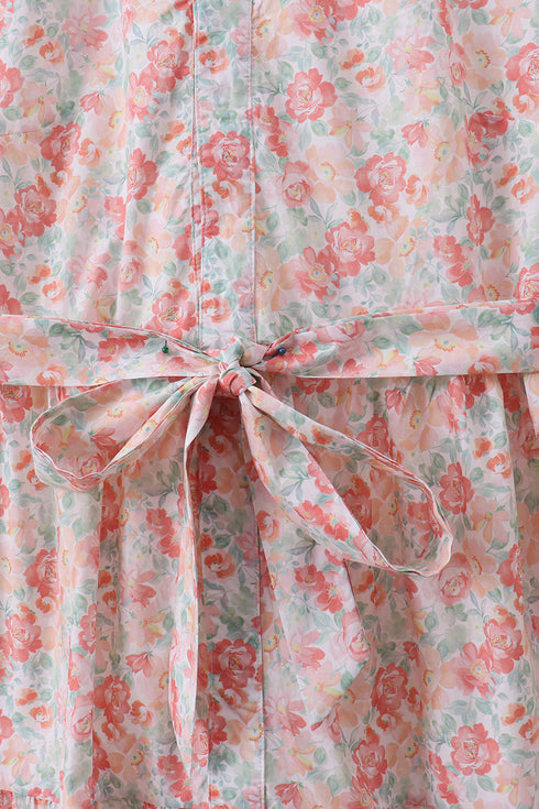 Floral romance tiered maxi dress