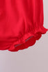 Blue stripe bow fireworks embroidery bloomer set