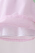 Pink stripe watermelon embroidery seersucker bloomer set