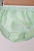 Red stripe watermelon embroidery seersucker bloomer set