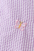 Purple seersucker butterfly embroidery bloomer set