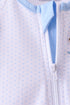 Blue dot horse embroidery romper