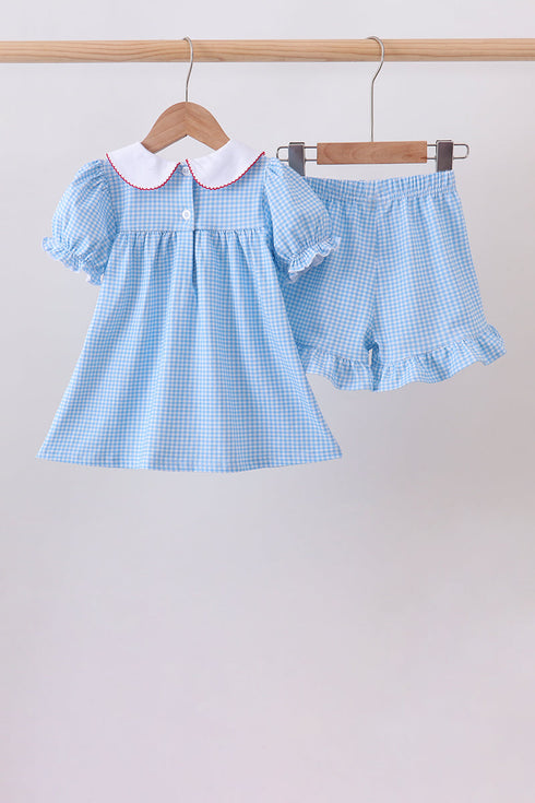Blue Pencil Collar Set