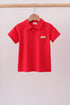 Red School Bus Pocket Polo Shirt