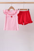 Pink Apple Embroidery Set