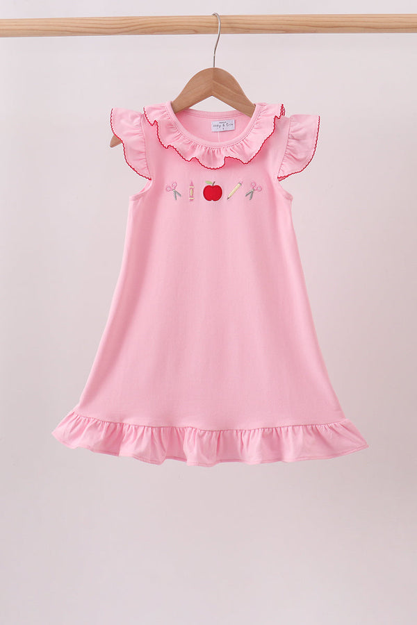 pink-apple-ruffle-dress-abby-evie-sophias-styleDress-1