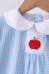 Blue Apple Smocked Bloomer Set