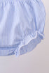 Blue Sailboat Embroidered Bloomer Set