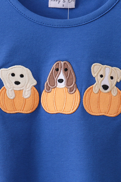 royal-blue-puppy-pumpkin-embroidery-top-sophias-style-2