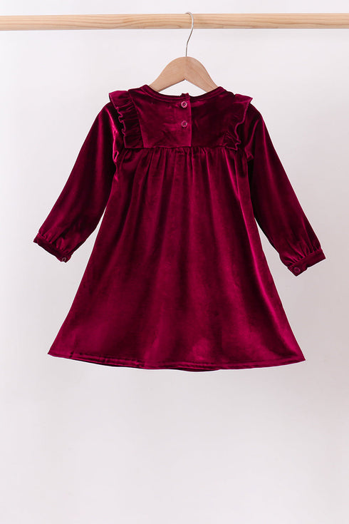 maroon-velvet-ruffle-dress-sophias-style-2