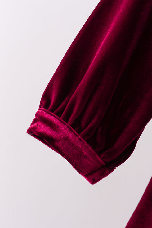 maroon-velvet-ruffle-dress-sophias-style-3