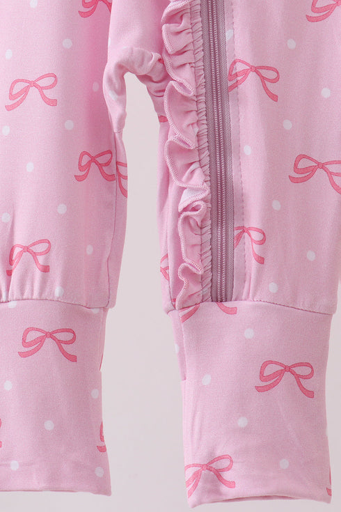 pink-bow-print-bamboo-romper-sophias-style-2
